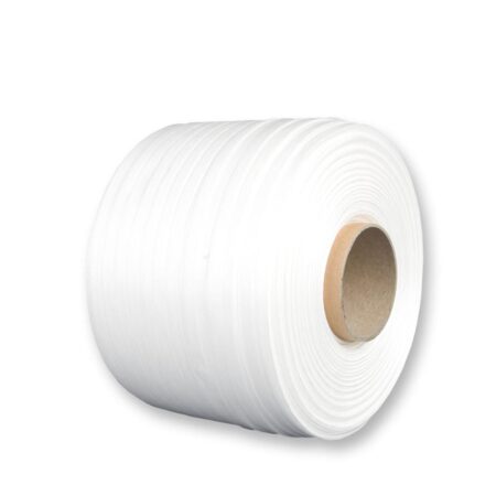 Kunststoffband aus weißem Polyester